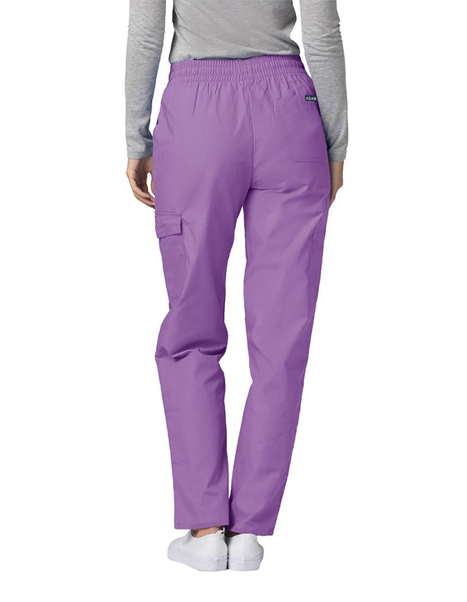 Adar 30 Inch Unisex Medical Cargo Scrub Pants Lavender