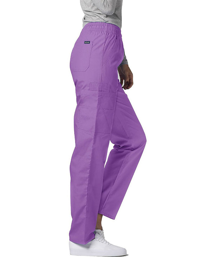 Adar 30 Inch Unisex Medical Cargo Scrub Pants Lavender