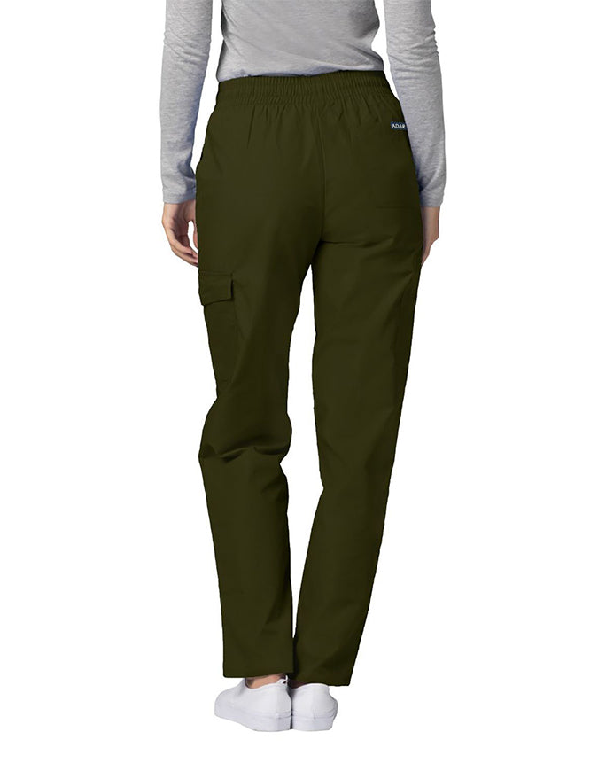 Adar 30 Inch Unisex Medical Cargo Scrub Pants Olive