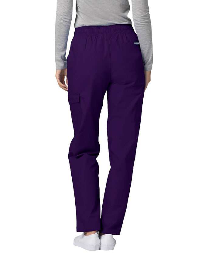 Adar 30 Inch Unisex Medical Cargo Scrub Pants Purple