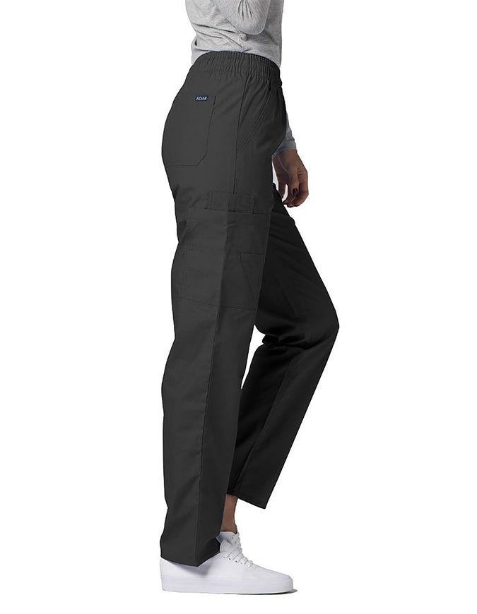 Adar 30 Inch Unisex Medical Cargo Scrub Pants Pewter