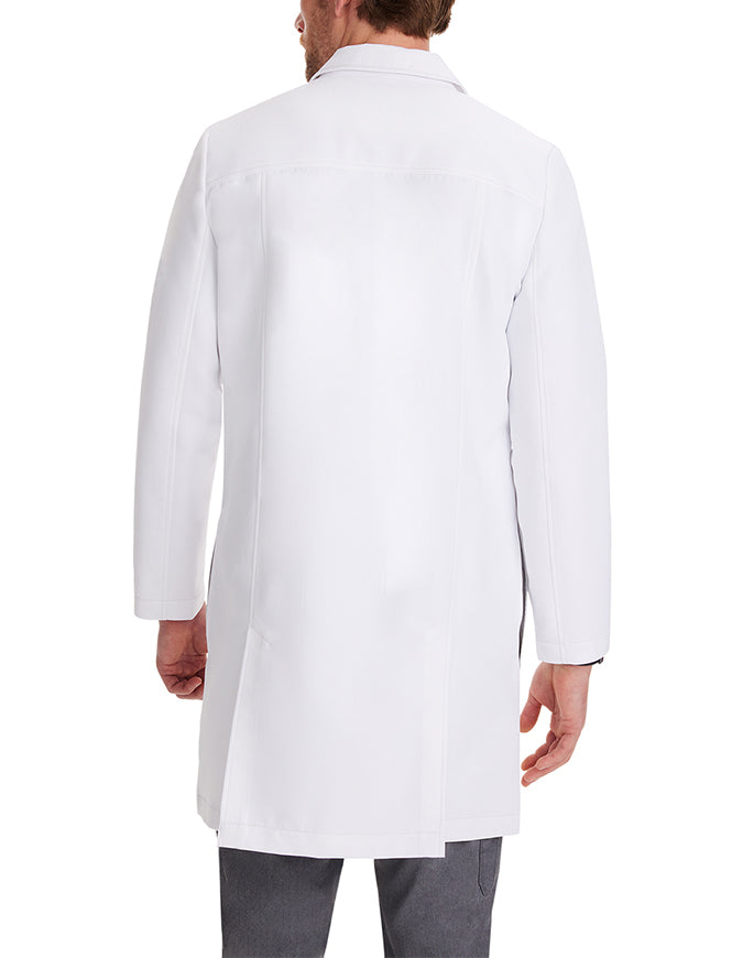 Healing Hands 39 Inches Men's Lyndon Lab Coat - White