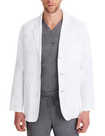 Healing Hands Mens's Leo Lab Coat - White