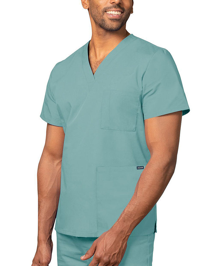 Adar 28.5 Inch Unisex V-Neck Nursing Scrub Top Submarine