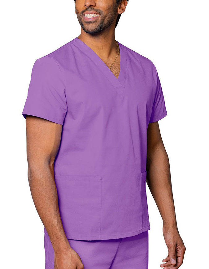 Adar Unisex V-neck Basic Scrub Set Lavender