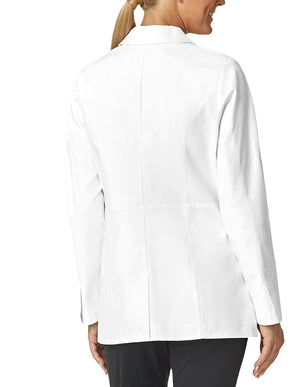 WonderWink Slate Women's Welt Pocket Lab Coat White