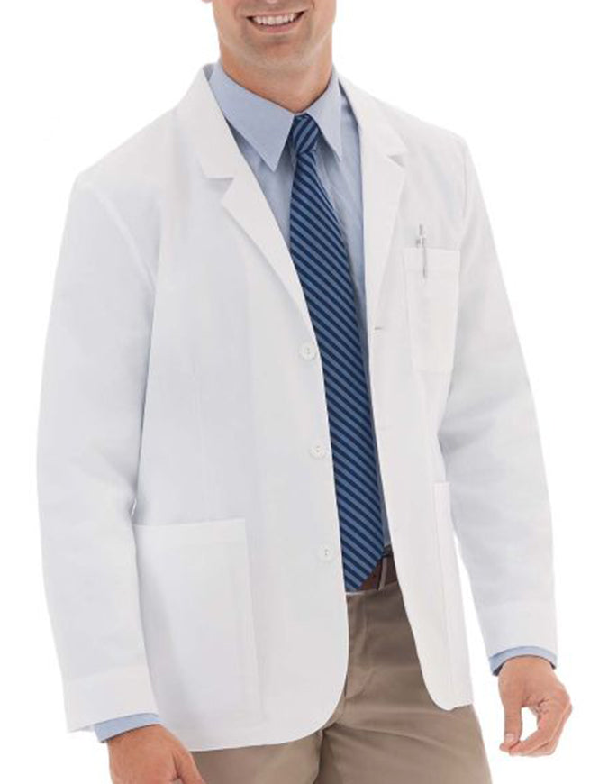 Meta Men's 30 Inches 7-Pockets iPad Consultation Lab Coat