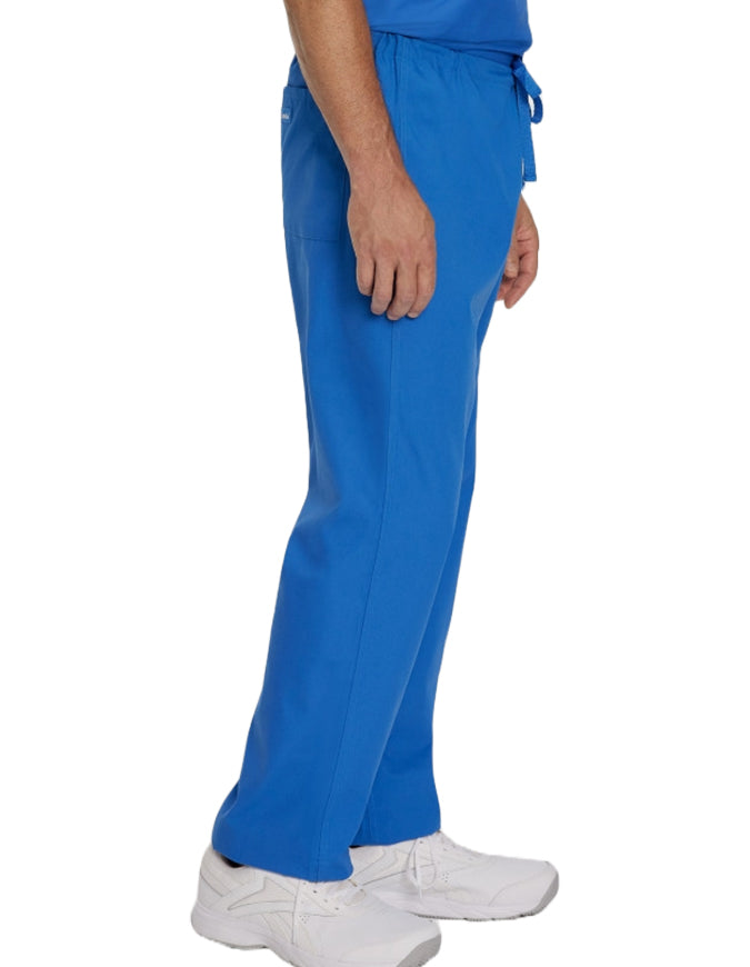 Landau 31 Inch Unisex Reversible Drawstring Scrub Pants - Royal Blue