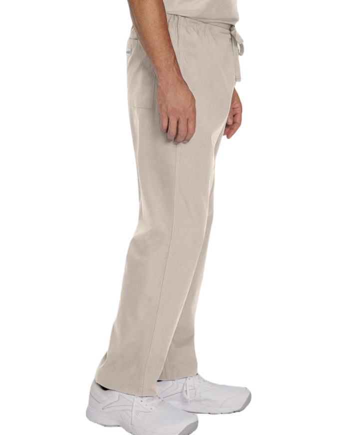 Landau 31 Inch Unisex Reversible Drawstring Scrub Pants - Sandstone