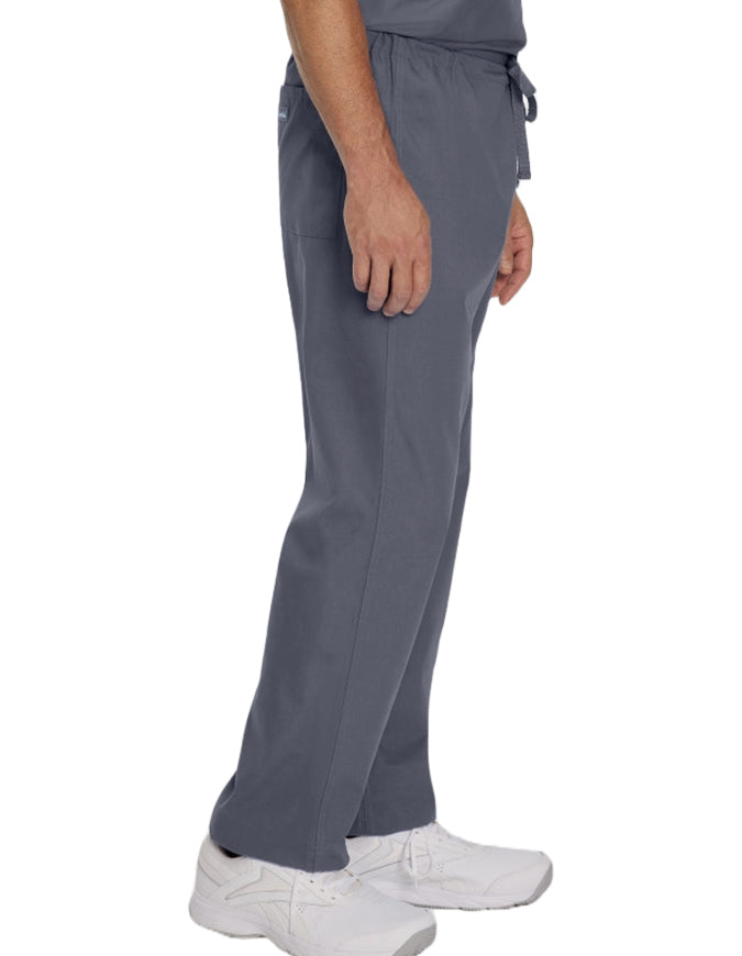 Landau 31 Inch Unisex Reversible Drawstring Scrub Pants - Steel Grey