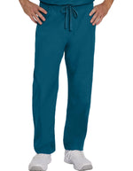 Landau 31 Inch Unisex Reversible Drawstring Scrub Pants - Caribbean Blue