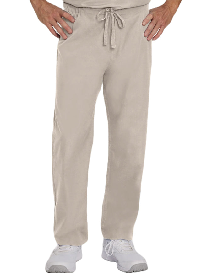 Landau 31 Inch Unisex Reversible Drawstring Scrub Pants - Sandstone