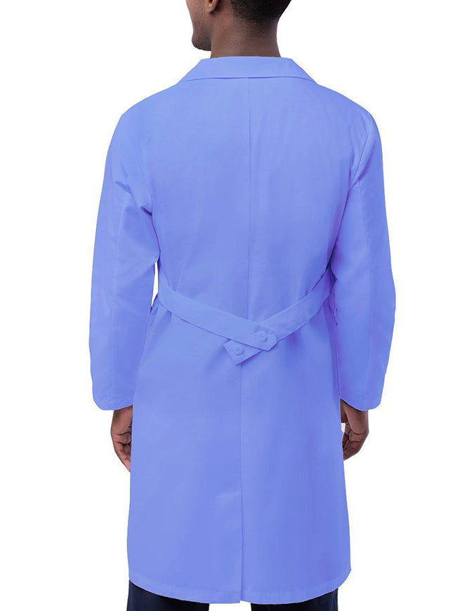 Adar 39 Inch Unisex Inner Pocket Lab Coat - Ciel