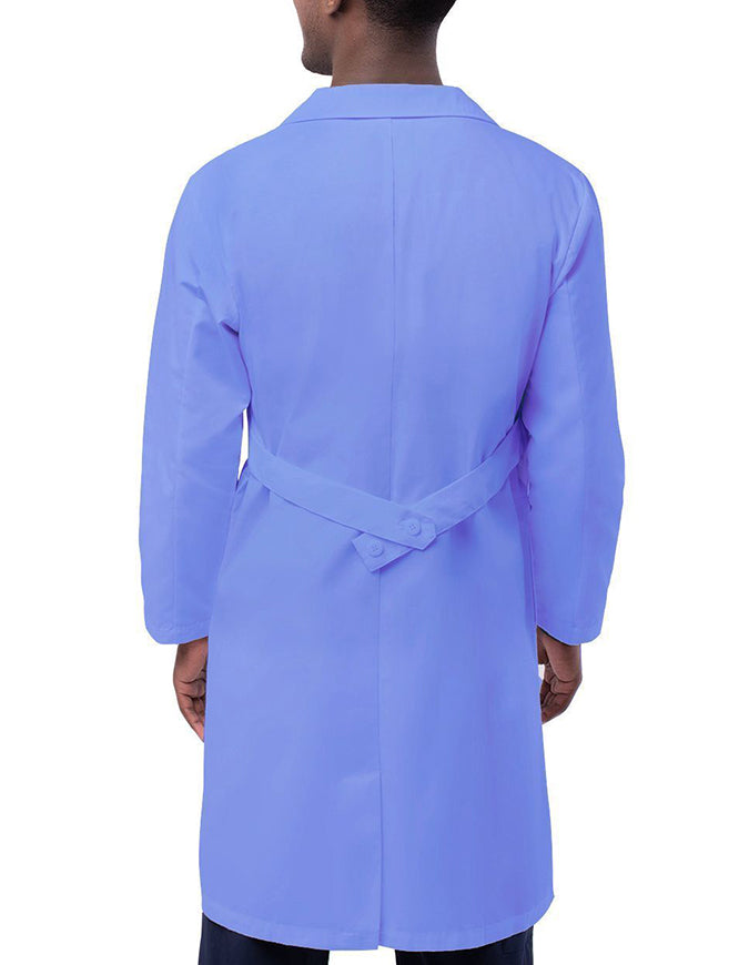 Adar 39 Inch Unisex Ceil Blue Multiple Pocket Medical Lab Coat - Ceil Blue