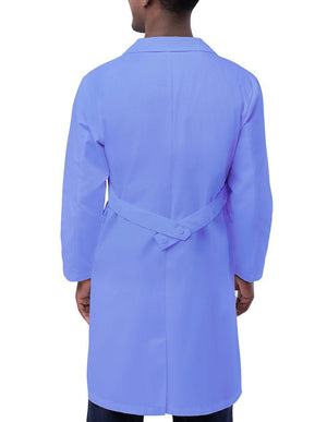 Adar 39 Inch Unisex Ceil Blue Multiple Pocket Medical Lab Coat - Ceil Blue