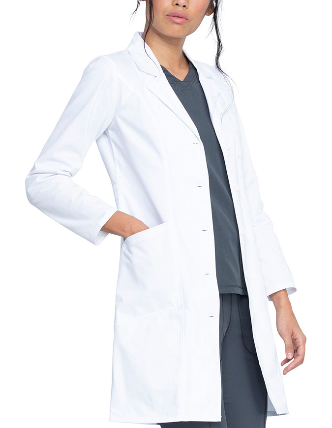 Dickies EDS professional white 37 inch Women's Lab Coat - White