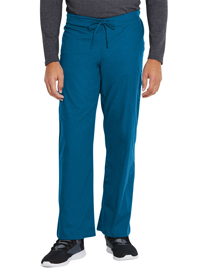 Dickies 31 Inch EDS Unisex Drawstring Scrub Pants - Caribbean Blue