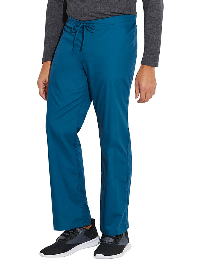 Dickies 31 Inch EDS Unisex Drawstring Scrub Pants - Caribbean Blue