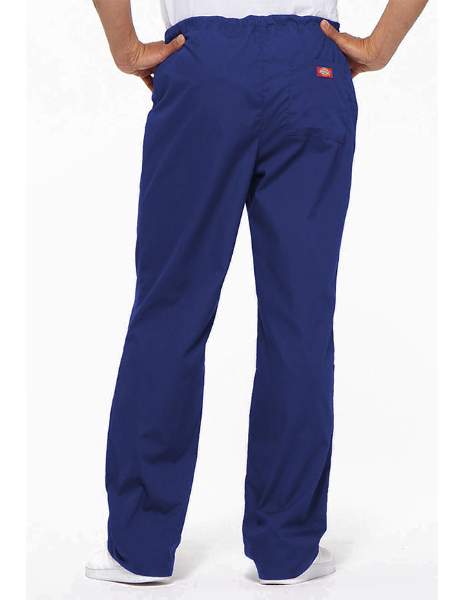 Dickies 31 Inch EDS Unisex Drawstring Scrub Pants - Navy