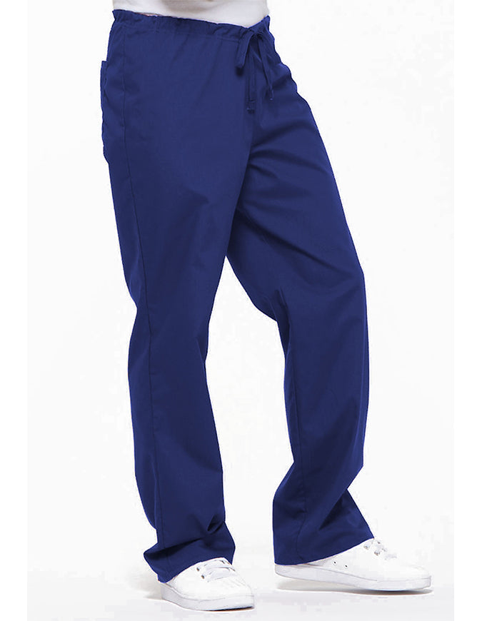 Dickies 31 Inch EDS Unisex Drawstring Scrub Pants - Navy