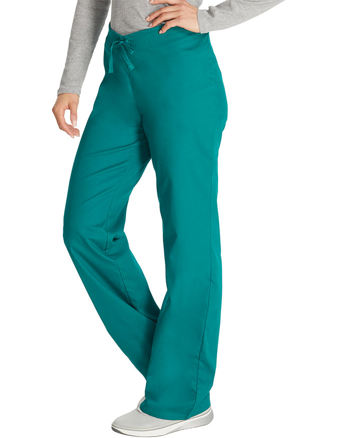 Dickies 31 Inch EDS Unisex Drawstring Scrub Pants - Hunter Green