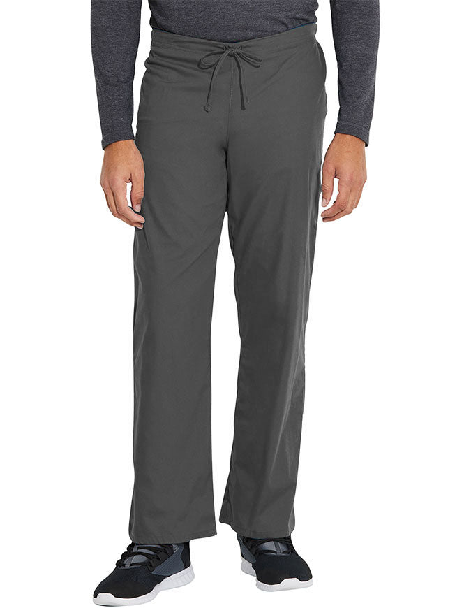 Dickies 31 Inch EDS Unisex Drawstring Scrub Pants - Pewter