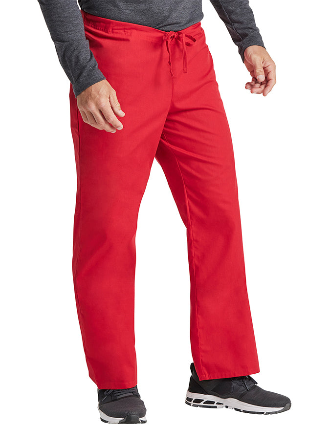 Dickies 31 Inch EDS Unisex Drawstring Scrub Pants - Red