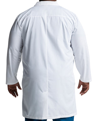 Dickies EDS 40 Inch Unisex Three Pocket Long Lab Coats - White