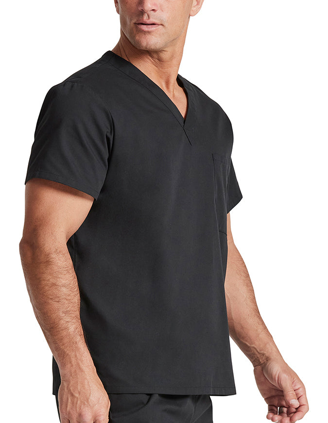 Dickies EDS Signature Unisex V-Neck Scrub Top - Black