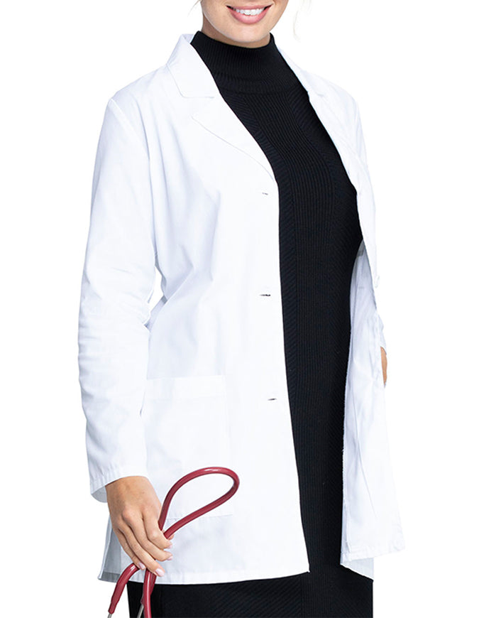 Dickies EDS 32 Inch Missy Fit Women's White Lab Coat - White