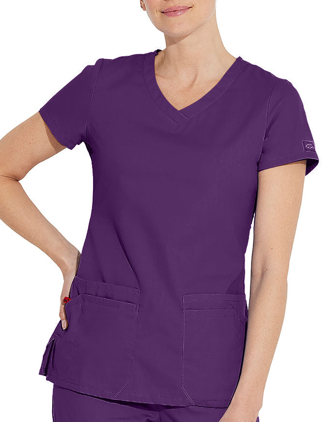 Dickies 26 Inch EDS Signature Women's V-Neck Scrub Top - Eggpalnt