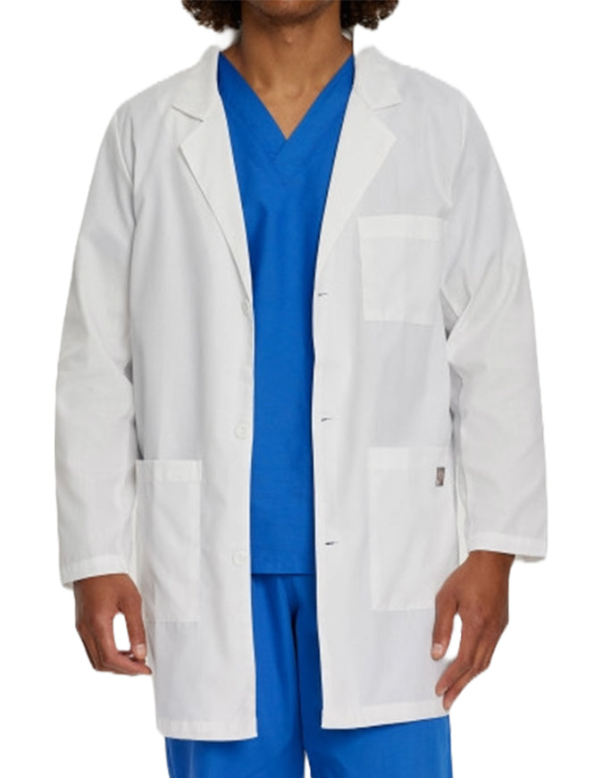 Landau 31.5 Inch Unisex Three Button Medical Lab Coat - White