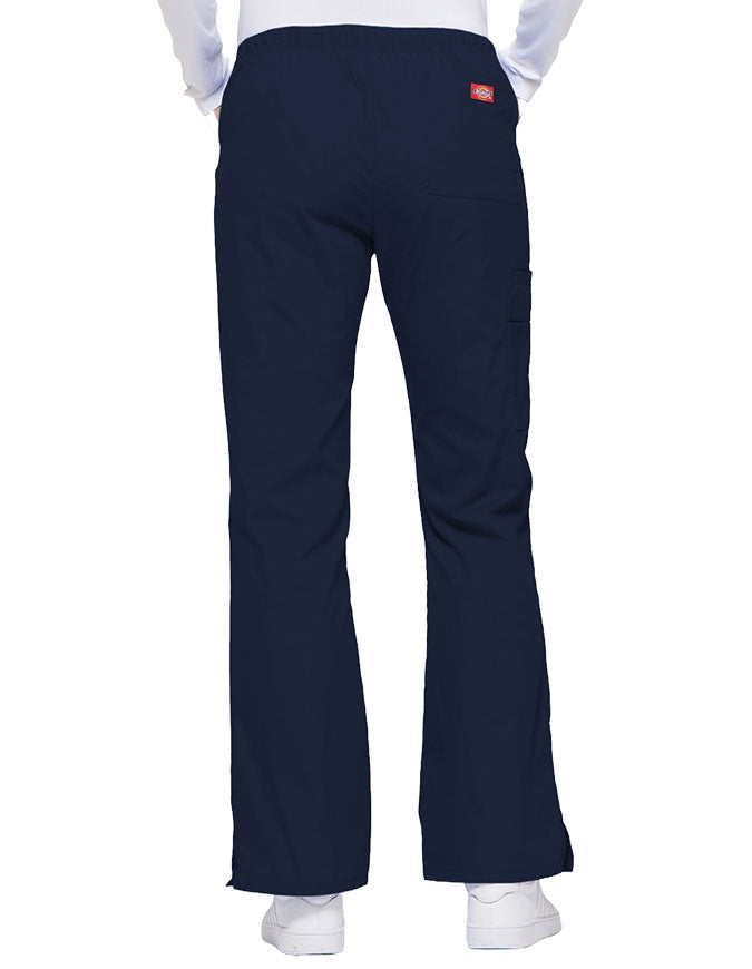 Dickies 30.5 Inch EDS Women's Drawstring Cargo Scrub Pant - Navy