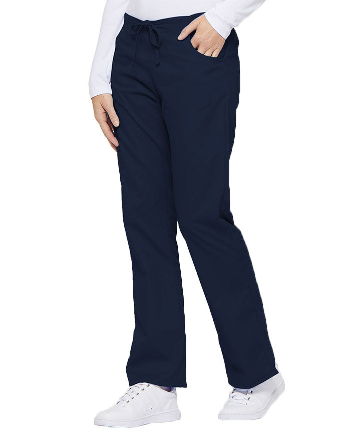 Dickies 30.5 Inch EDS Women's Drawstring Cargo Scrub Pant - Navy