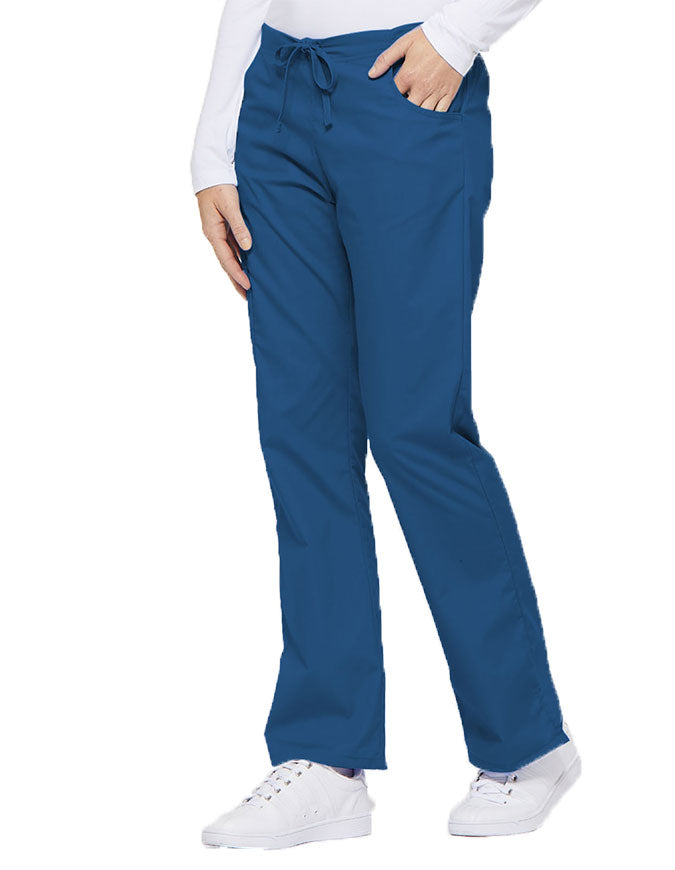 Dickies 30.5 Inch EDS Women's Drawstring Cargo Scrub Pant - Royal