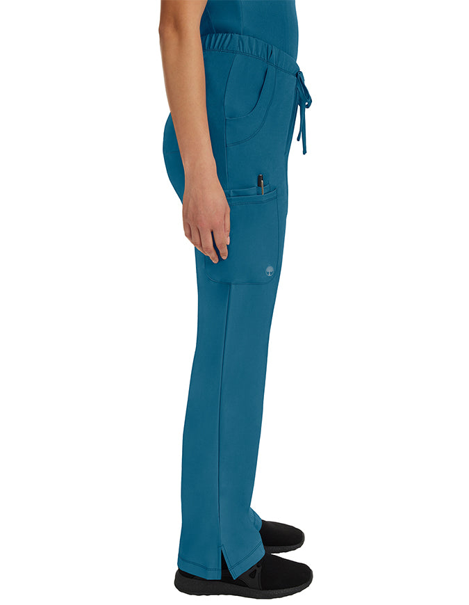 Healing Hands HH WORKS Women's Rebecca Straight Leg Pant - Caribbean Blue