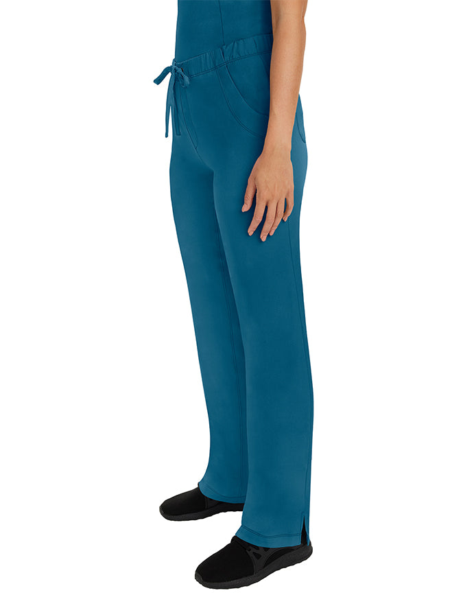 Healing Hands HH WORKS Women's Rebecca Straight Leg Pant - Caribbean Blue