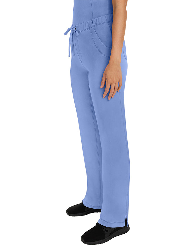 Healing Hands HH WORKS Women's Rebecca Straight Leg Pant - Ceil Blue