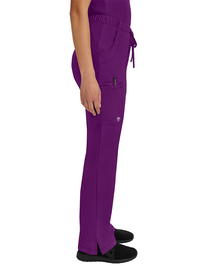 Healing Hands HH WORKS Women's Rebecca Straight Leg Pant - Grape