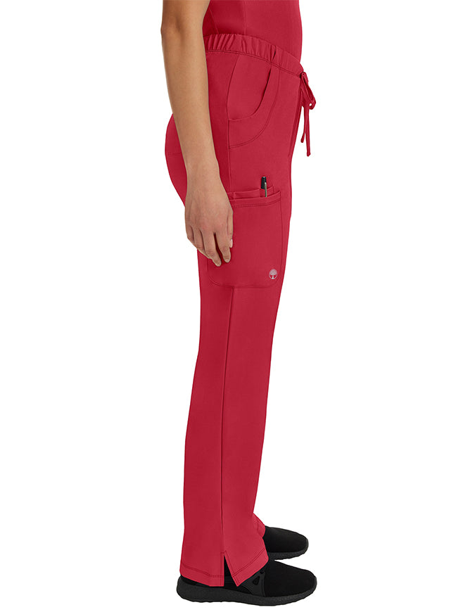 Healing Hands HH WORKS Women's Rebecca Straight Leg Pant - Red