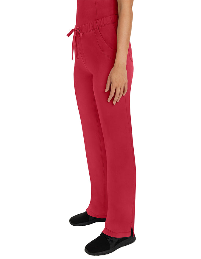 Healing Hands HH WORKS Women's Rebecca Straight Leg Pant - Red