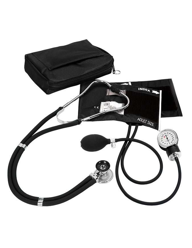 Prestige Sphygmomanometer/ Sprague Kit with Case - Stealth Black