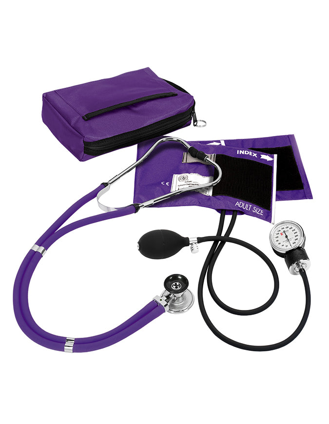 Prestige Sphygmomanometer/ Sprague Kit with Case - Purple