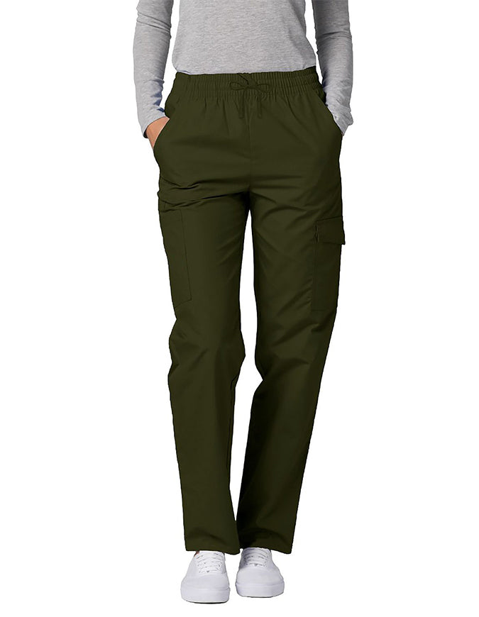 Adar 30 Inch Unisex Medical Cargo Scrub Pants Olive