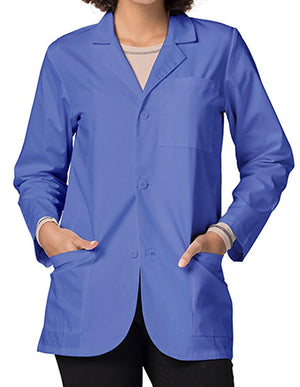 Adar 31 Inch Unisex Ceil Blue Consultation Coat