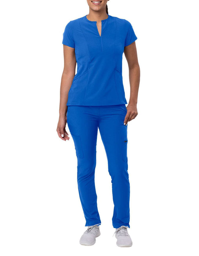 ADAR Addition Women's Go-Higher Scrub Set Royal