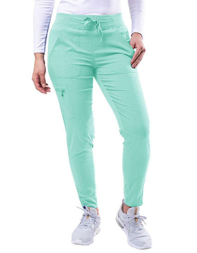 Adar Pro Women's Yoga Jogger Skinny Pant - Aqua