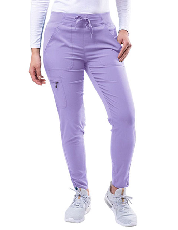 Adar Pro Women's Yoga Jogger Skinny Pant - Lavender