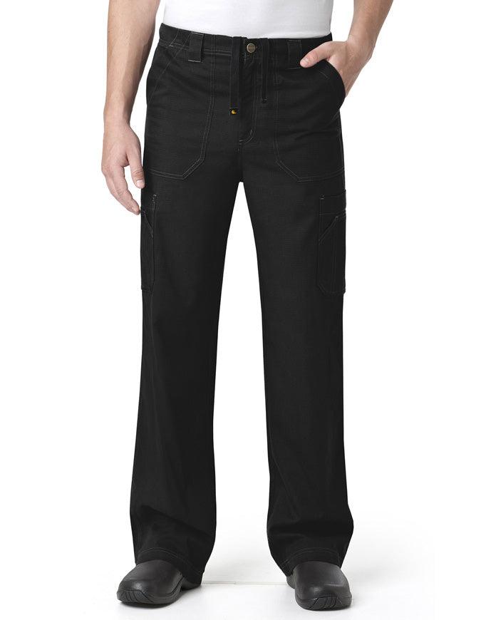 Carhartt 31 Inch Mens Ripstop Cargo Scrub Pants - Black