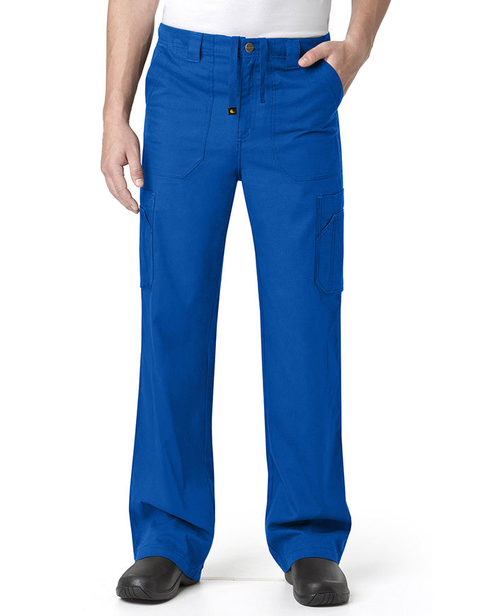 Carhartt 31 Inch Mens Ripstop Cargo Scrub Pants - Royal